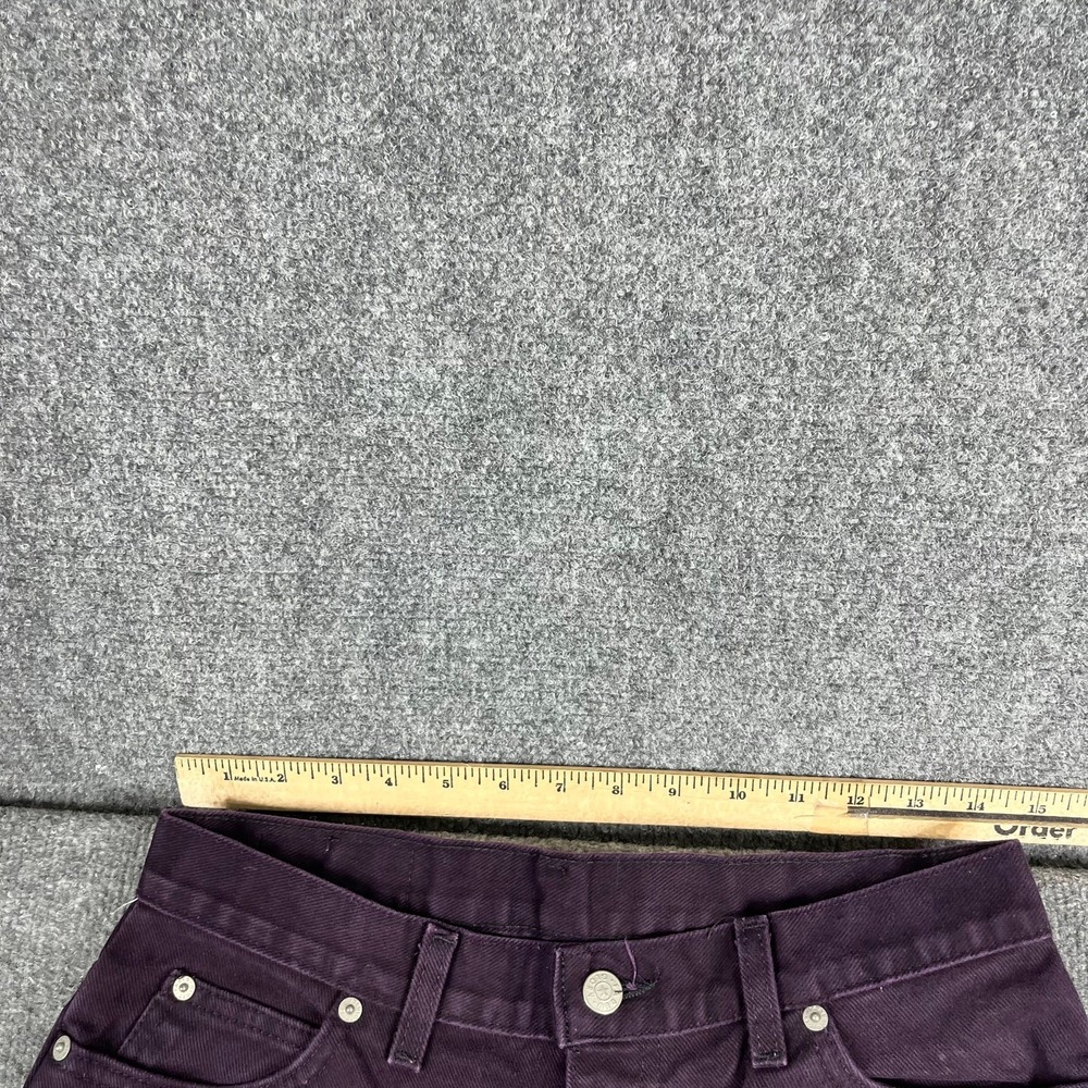 Faded Glory Jeans Womens W32 L33 Purple Straight Leg Casual Denim Classic Pants - Picture 5 of 10
